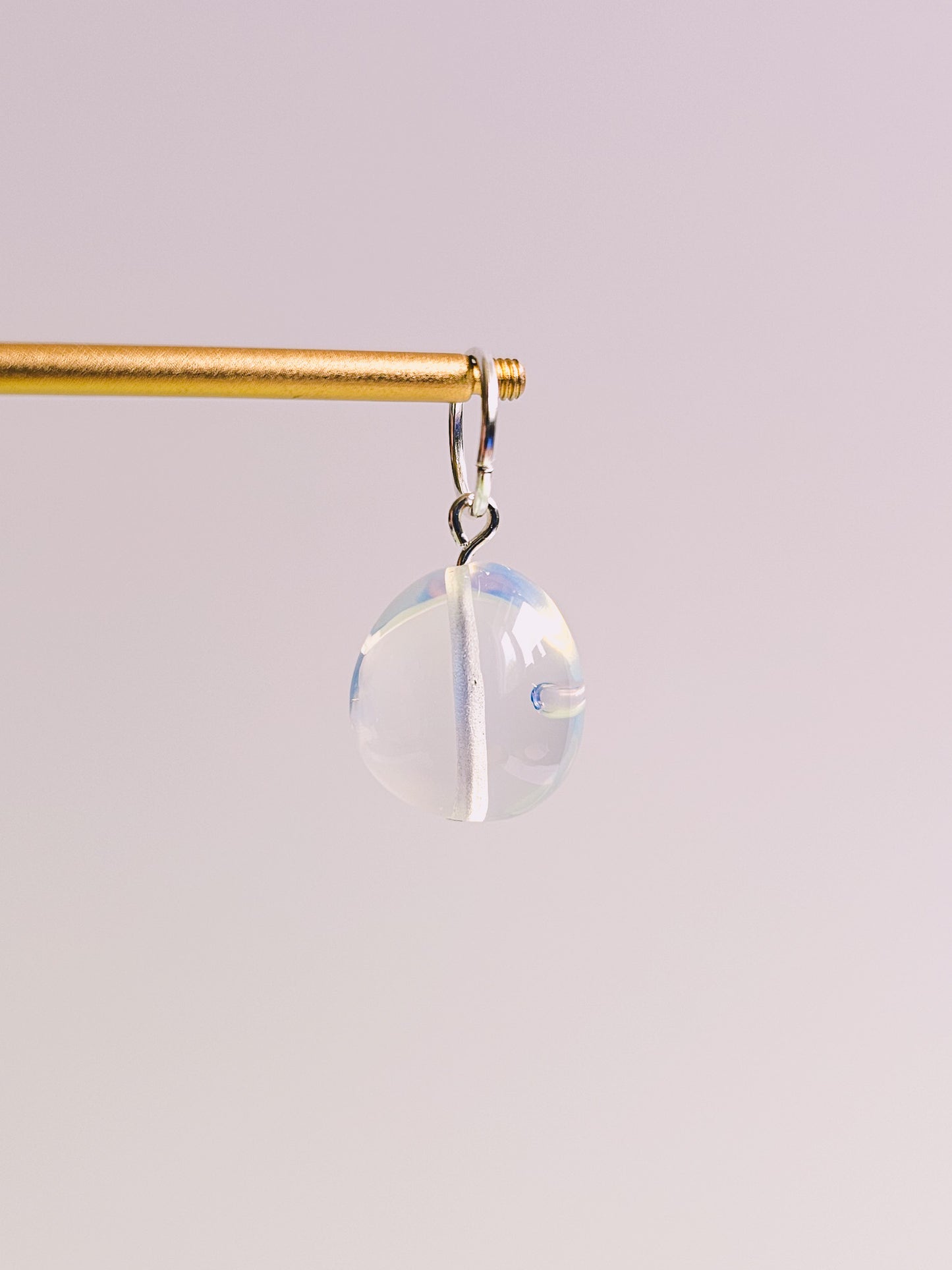Bubble Glass Charm for Opaluxe Charm Hoops