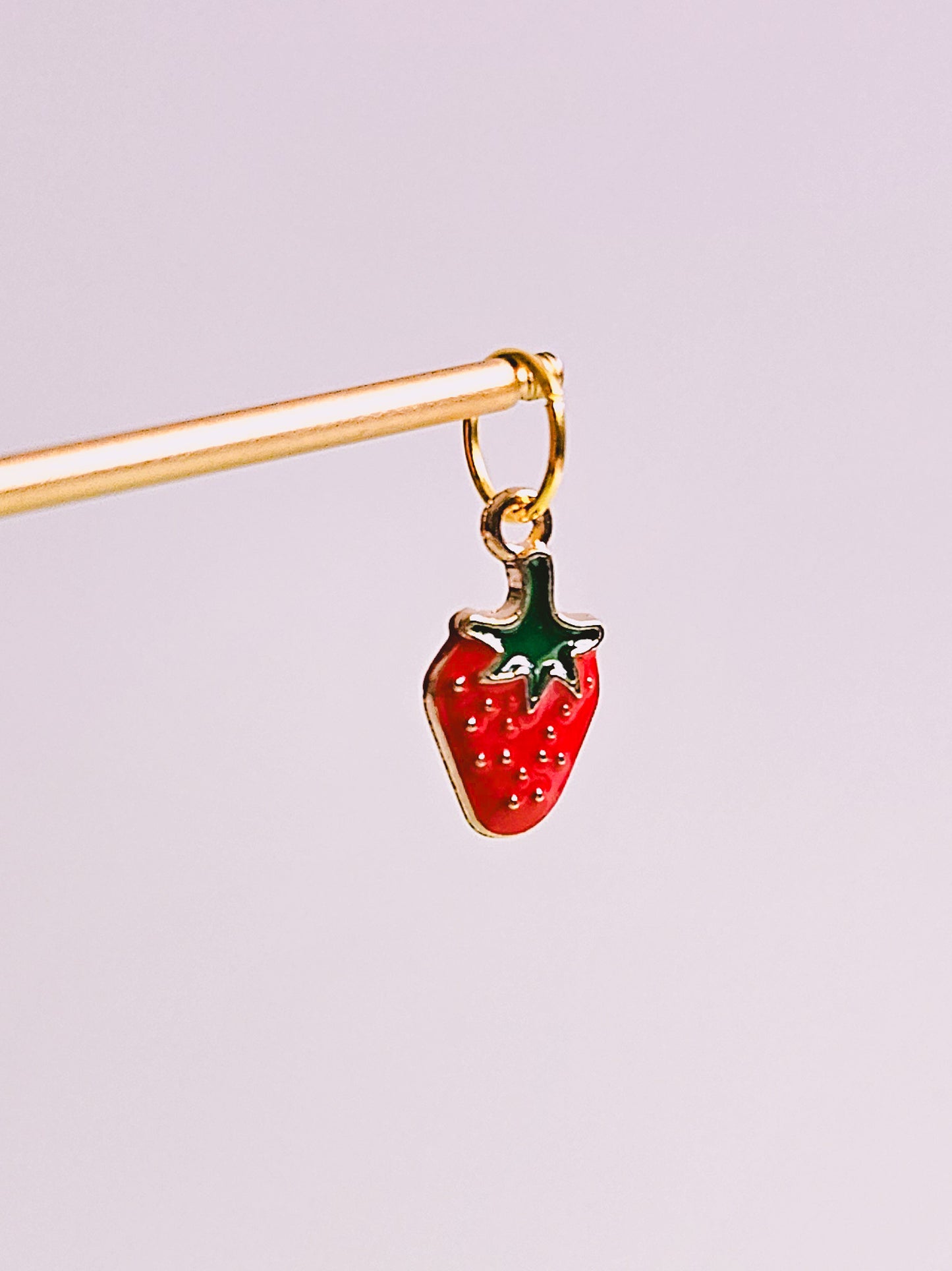 Strawberry Charm for Opaluxe Charm Hoops