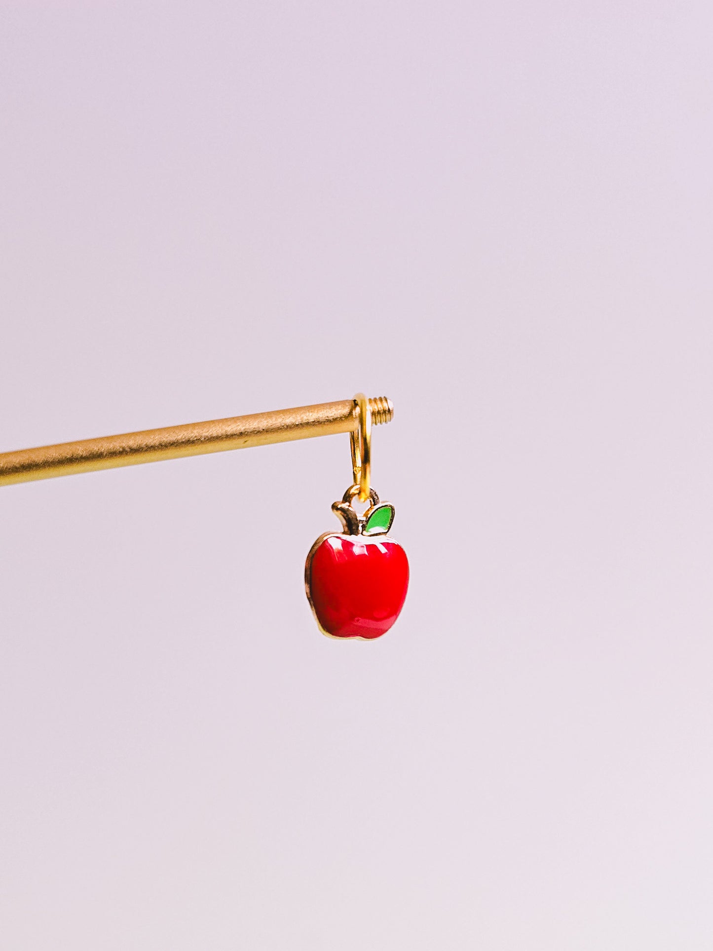 Apple Charm for Opaluxe Charm Hoops