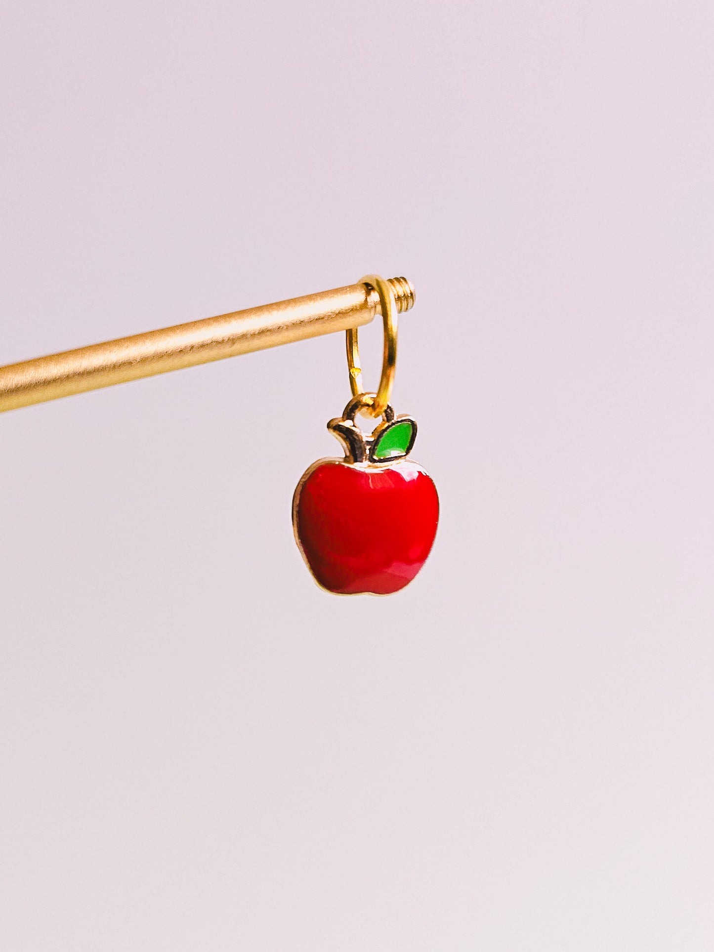 Apple Charm for Opaluxe Charm Hoops