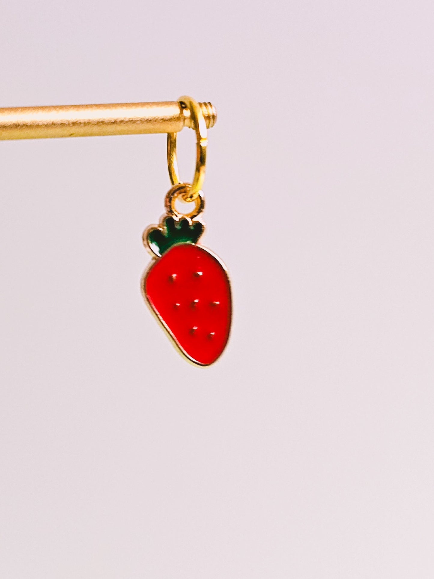 Strawberry Charm for Opaluxe Charm Hoops