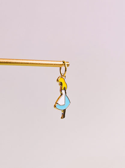 Alice in Wonderland Charm for Opaluxe Charm Hoops