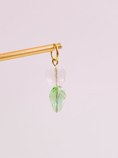 Tulip Green Charm for Opaluxe Charm Hoops