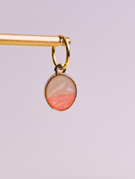 Pink Sand Charm for Opaluxe Charm Hoops