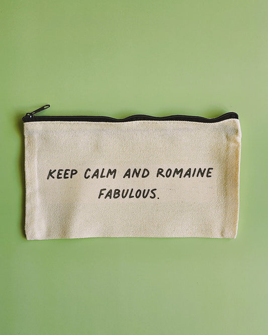 Keep Calm and Romaine Fabulous Makeup Pencil Case