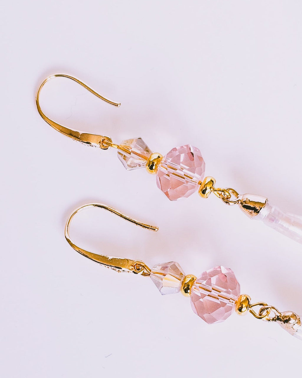 Rhinestone, Glass, Freshwater Baroque Pearl Wedding Earrings