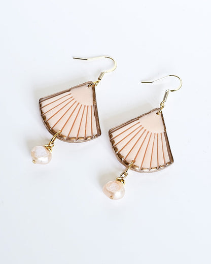 Sophisticated Freshwater Pearl Bridal Earring