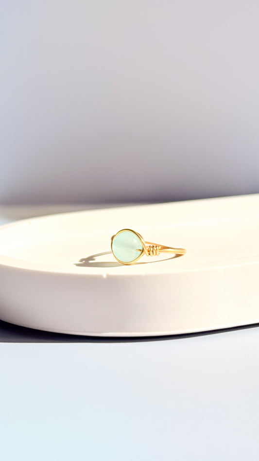 Candy Colour Wire Wrapped Rings