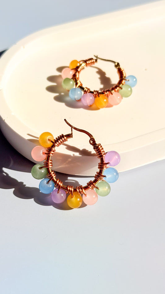 The Colour Edit 25mm Hoops