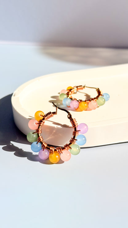 The Colour Edit 25mm Hoops