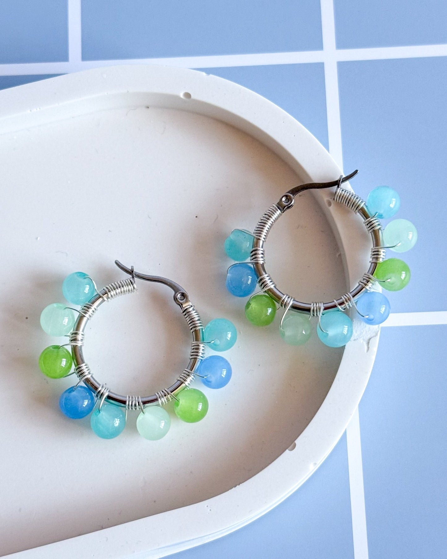 Jada Hoops - Opal and Thread