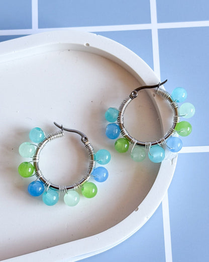 Jada Hoops - Opal and Thread