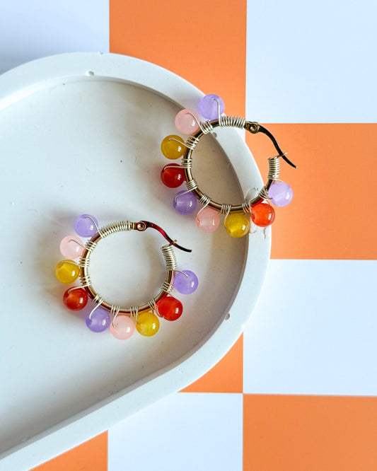 Jada Hoops - Opal and Thread